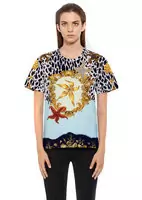 versace tee shirt cotton 1969 italia mulher starfish